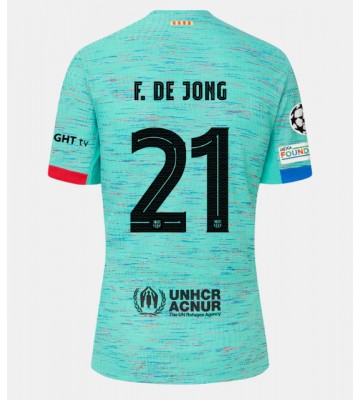 Barcelona Frenkie de Jong #21 Tercera Equipación 2023-24 Manga Corta